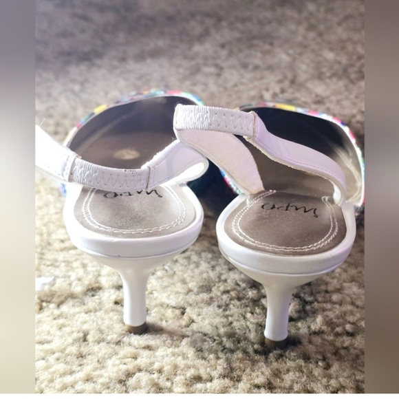 Impo Blue and Yellow Heels Floral Elegance - Picture 3 of 4